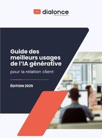 Couverture Guide 2025 des meilleurs usages de l’IA générative pour la relation client